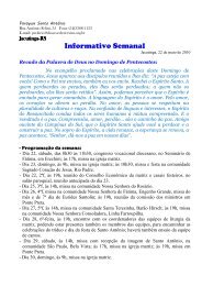 Informativo Paroquial de Jacutinga - Diocese de Erexim