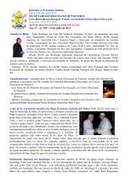 Informativo Semanal do dia 14 de Julho - Diocese de Erexim