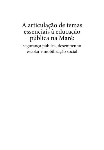 livro - Redes de desenvolvimento da MarÃ©