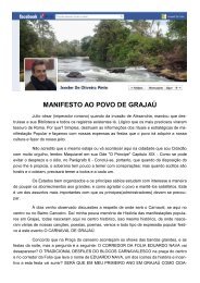 um Manifesto ao Povo de Grajaú publicado na rede ... - Grajaú de Fato