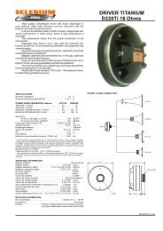 D220Ti 16Ohms -Rev.01-07-10 - Ing.cdr - Selenium