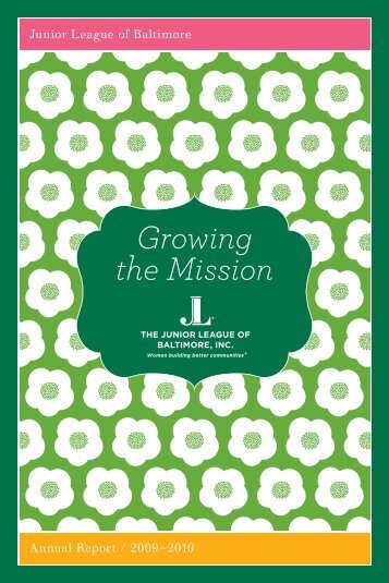 Growing the Mission - Junior League of Baltimore