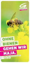 ohne bienen gehen wir maja.