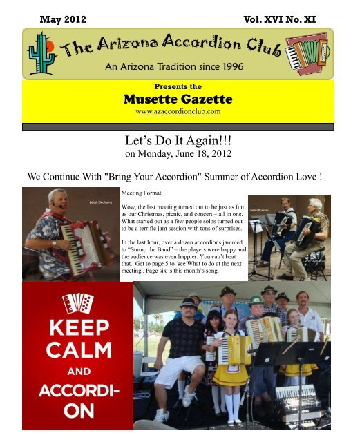 May 2012 - Arizona Accordion Club