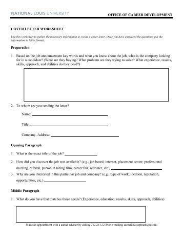 Cover Letter Worksheet Pdf, Cover Letter Worksheet, Cover Letter Worksheet Pdf