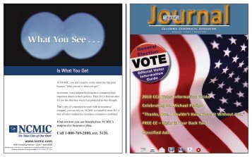 classified ads - CCA Journal magazine