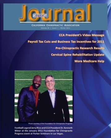 One-up "printable" edition - CCA Journal magazine