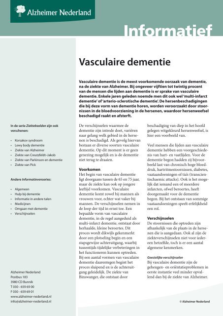 Vasculaire dementie