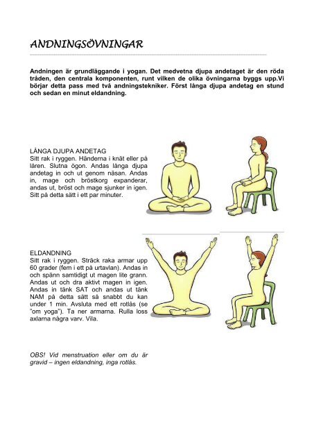 YOGA – ETT ENKELT GRUNDPASS - Institutet för Medicinsk Yoga