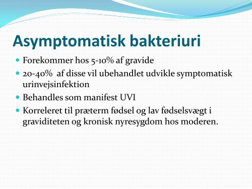 Asymptomatisk bakteriuri