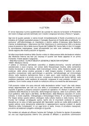 II LETTERA PROF. CORROCHER - colmed.it