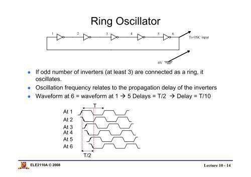 Week 10: MOS Logic Circuits