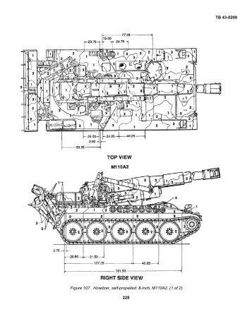 Figure 107. Howitzer, self-propelled: 8-inch, M110A2. (1 of 2) - JED