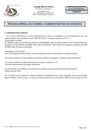 CAP Conseil - Collège Marcel Pierrel à Marvejols