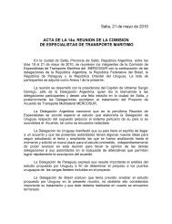 ACTA DE LA 14a. REUNION DE LA COMISION DE ...