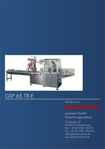 GSP 65 TR-E - Packtech-GmbH
