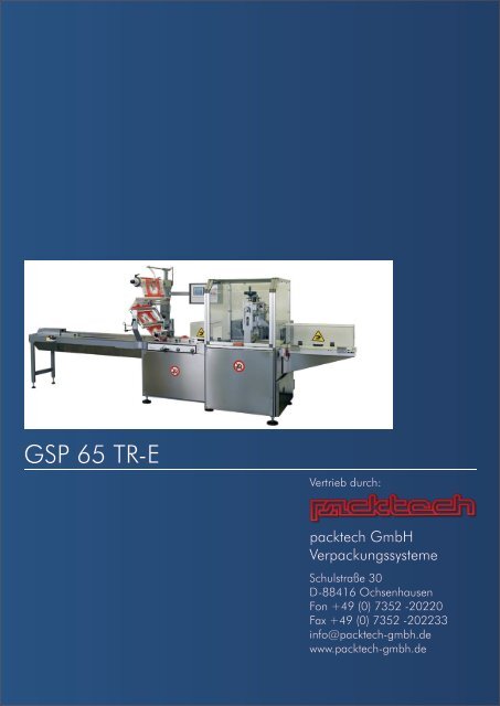 GSP 65 TR-E - Packtech-GmbH