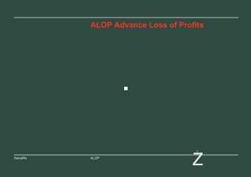 ALOP Advance Loss of Profit - Bosna RE