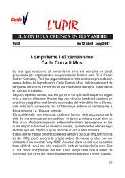 Vampirisme i el xamanisme: Carla Corradi Musi - Cercle V