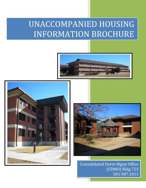 Unaccompanied Housing Brochure - Air Force Housing
