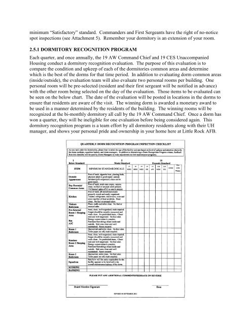 Unaccompanied Housing Brochure - Air Force Housing