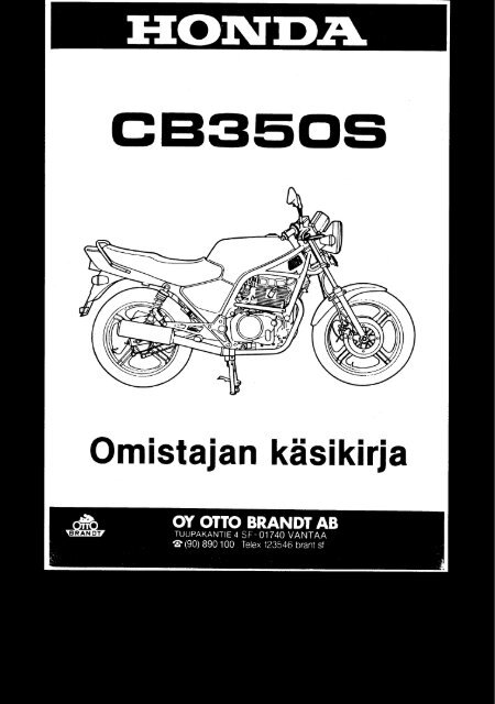 CB350S kÃ¤sikirja (.pdf, 1.12 MB) - Honda