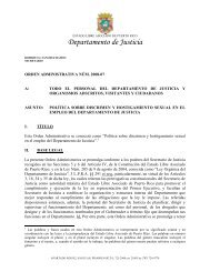 orden administrativa nm - Departamento de Justicia de Puerto Rico