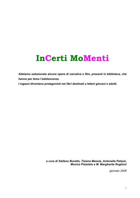 Bibliografia Adolescenza (File PDF 139 KB) - SBU