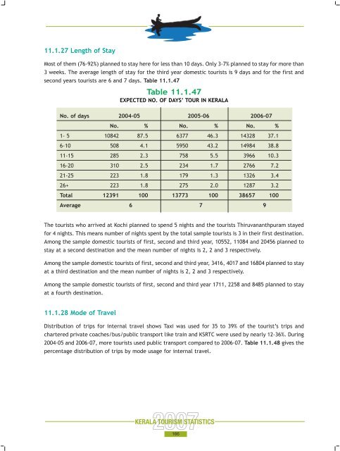 Statistics Book 2007.pdf - Kerala Tourism