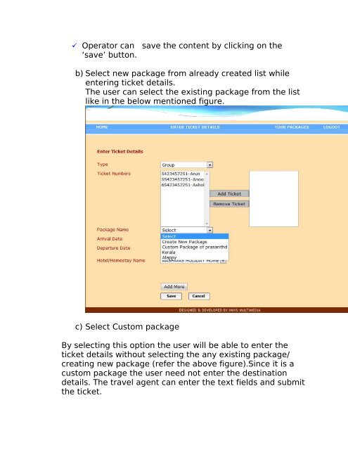 User Manual - Kerala Tourism