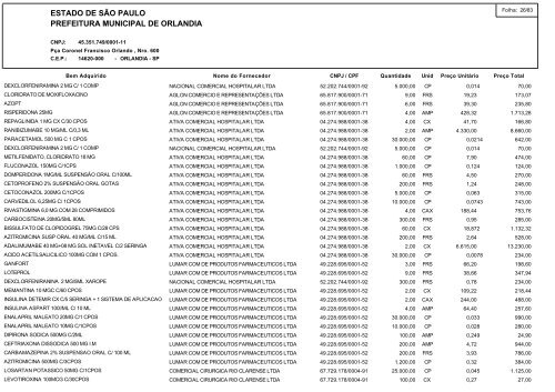 Dezembro - Prefeitura Municipal de OrlÃ¢ndia