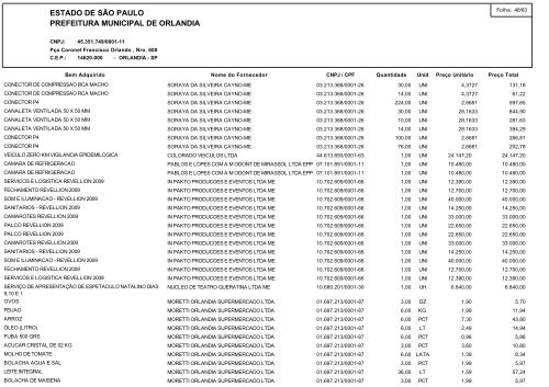 Dezembro - Prefeitura Municipal de OrlÃ¢ndia