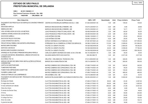 Dezembro - Prefeitura Municipal de OrlÃ¢ndia