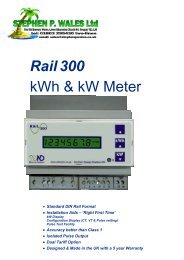 kWh & kW Meters - Meterspec