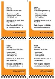 Rek Ca-pris 26.995 kr - Cycleurope