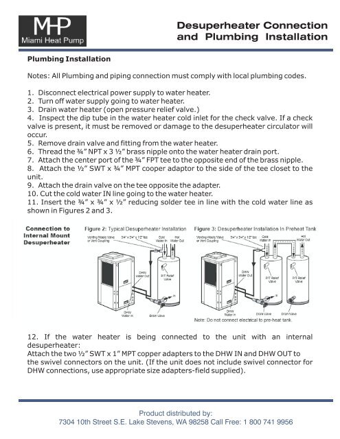 Desuperheater Connection Manual Cold Flow.cdr - Poolheatpumps ...