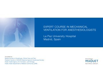 EXPERT COURSE IN MECHANICAL VENTILATION FOR ...