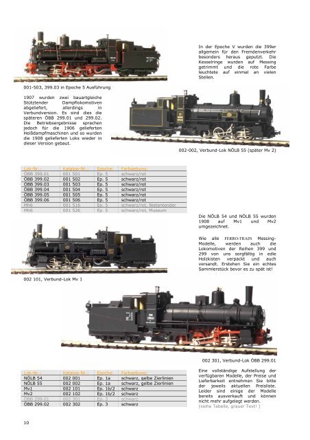 Der FERRO-TRAIN Katalog 2009