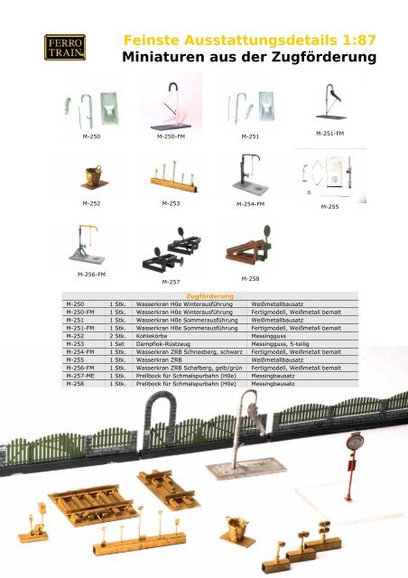 Der FERRO-TRAIN Katalog 2009