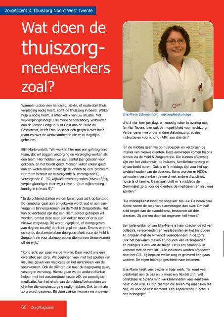 ZorgMagazine 2008 - WGV Zorg en Welzijn