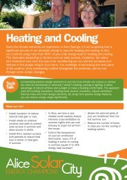 Heating and Cooling - Alice Solar City