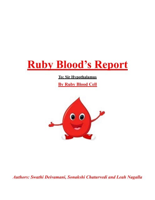 Rubs. Report Ruby Blood’s Report
