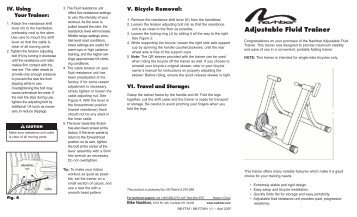 blackburn fluid trainer manual