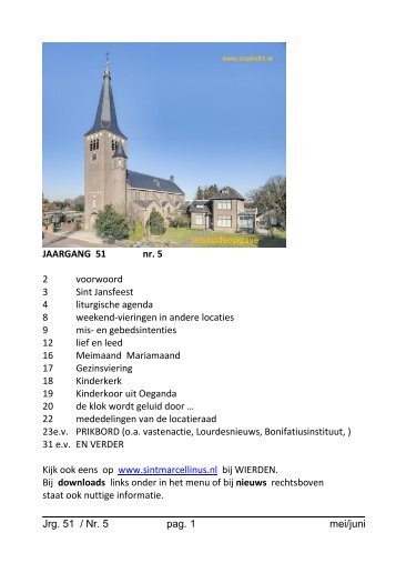 2013 nr. 5 - Sint Marcellinus parochie