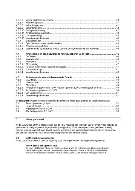 Uitleg CAR-teksten hervorming FLO - CAR-UWO