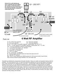 6 Watt RF Amplifier - Free Radio Berkeley