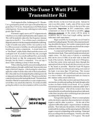 FRB No-Tune 1 Watt PLL Transmitter Kit - Free Radio Berkeley