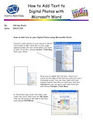 How to Add Text to Digital Photos with Microsoft Word