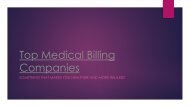 Top Medical Billing Companies