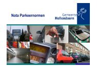 Nota Parkeernormen - gemeente Hellendoorn